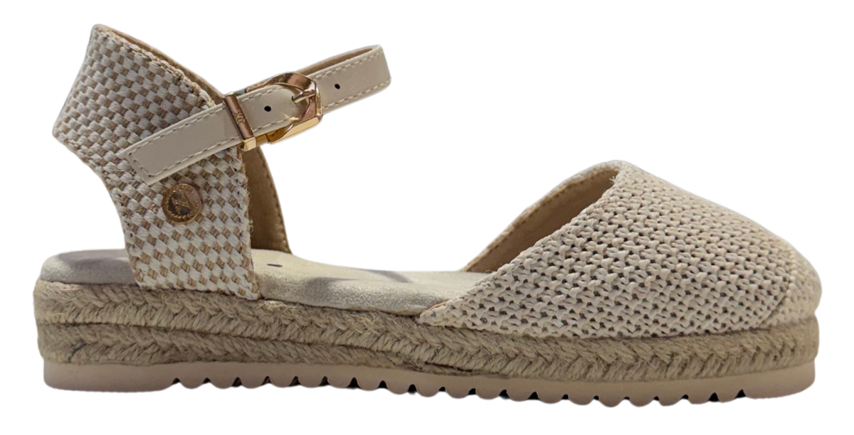 NIÑO ESPARTOS NIÑA TEXTIL BEIGE