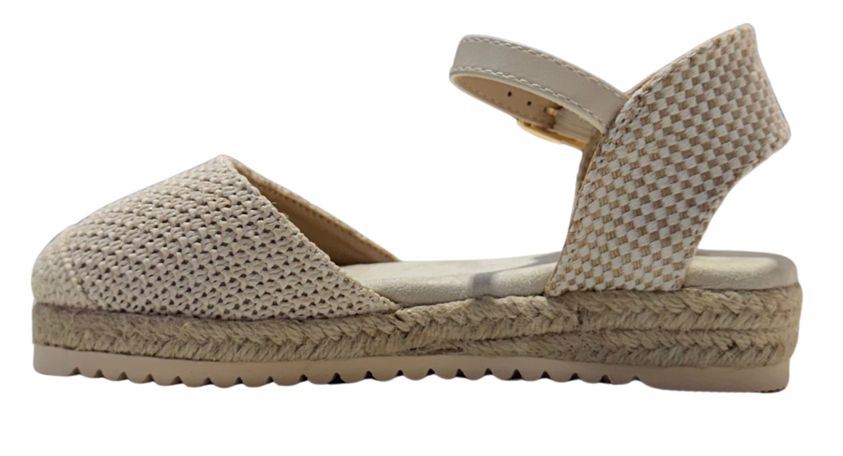 NIÑO ESPARTOS NIÑA TEXTIL BEIGE