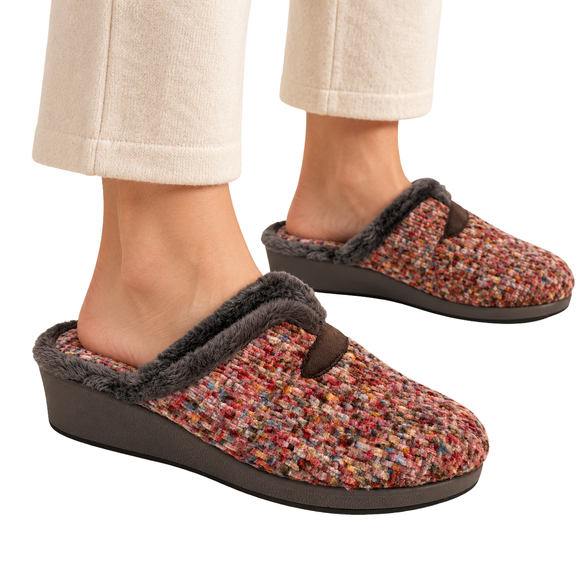 MUJER ZAPATILLAS DE ESTAR POR CASA PLUMA