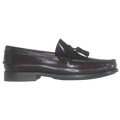 ZAPATO MOCASÍN BORLAS BURDEOS