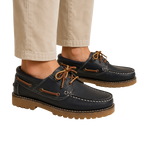 NÁUTICOS CLÁSICOS BENAVENTE UNISEX CORDONES PIEL PULL MARINO