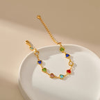 Pulsera única en forma de corazón