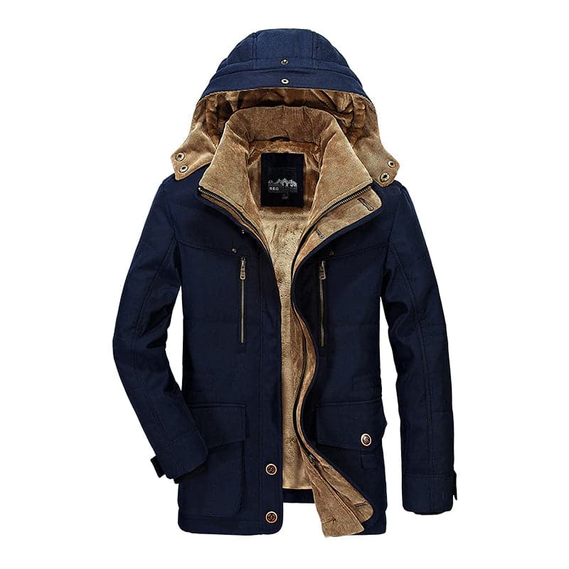 Chaqueta con capucha y bolsillos cómoda