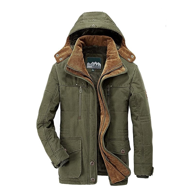Chaqueta con capucha y bolsillos cómoda