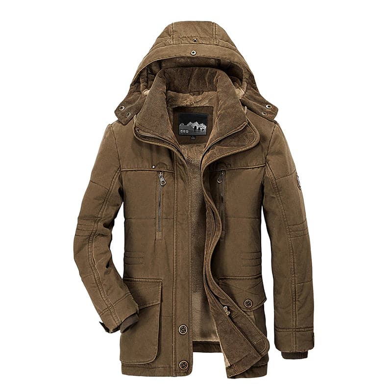 Chaqueta con capucha y bolsillos cómoda