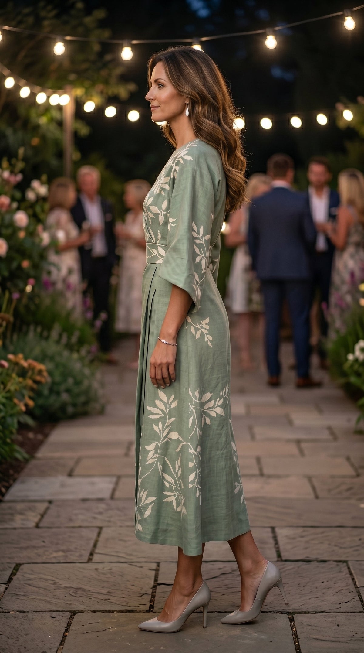 EDEN - VESTIDO FLORAL DE CINTURA ALTA