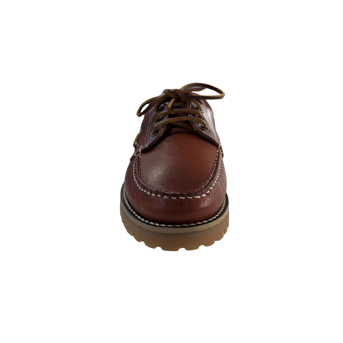HOMBRE NÁUTICOS CLÁSICOS BENAVENTE CORDONES PIEL PULL BRANDY