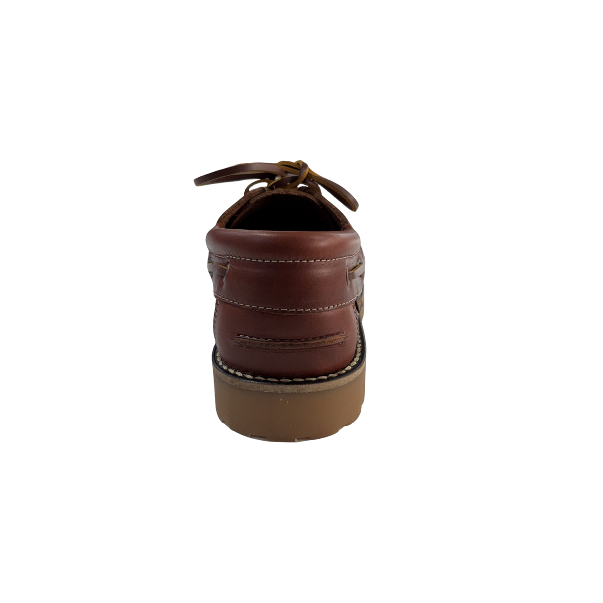 HOMBRE NÁUTICOS CLÁSICOS BENAVENTE CORDONES PIEL PULL BRANDY