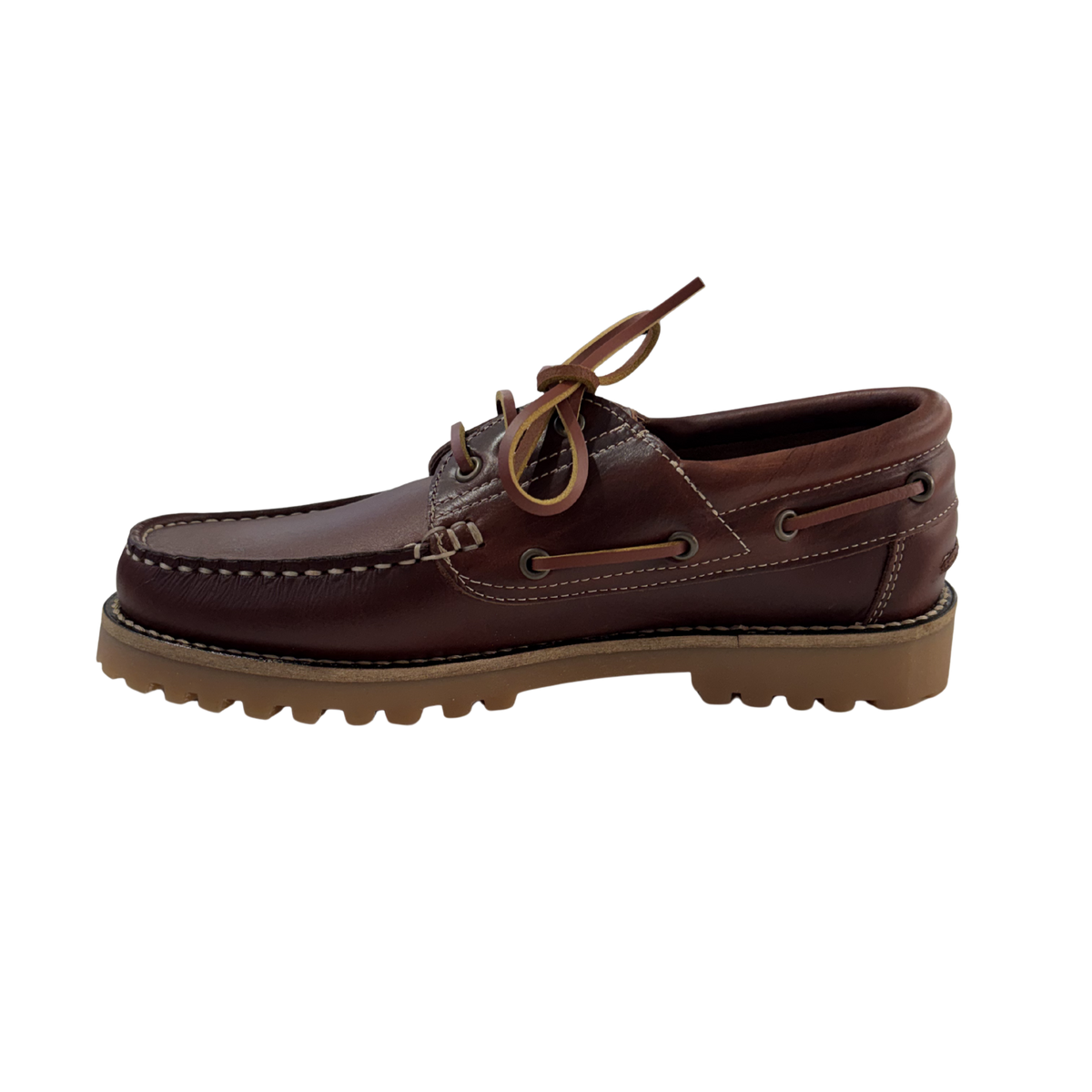 NÁUTICOS  CLÁSICOS BENAVENTE UNISEX CORDONES PIEL PULL CAMEL