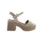 MUJER SANDALIA YUTE  BEIGE DOBLE TIRA