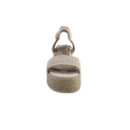 MUJER SANDALIA YUTE  BEIGE DOBLE TIRA