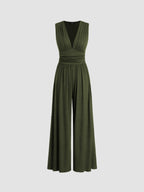 Charity – Mono elegante sin mangas y pierna ancha