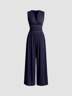 Charity – Mono elegante sin mangas y pierna ancha