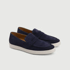 The Paros Penny Loafer - Navy