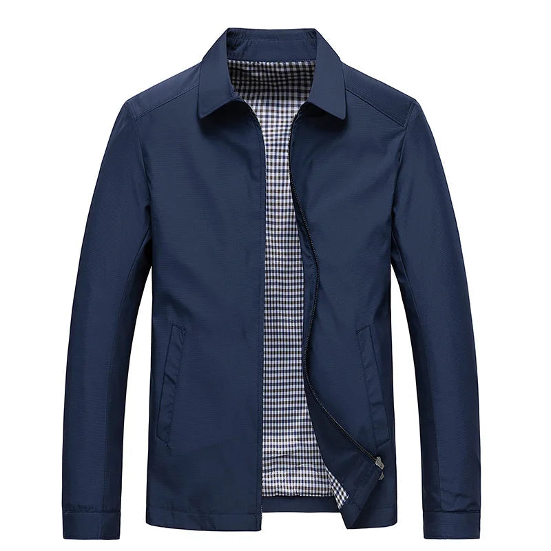 Chaqueta impermeable con cremallera ligera