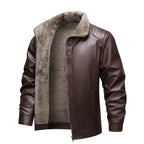 Chaqueta motera de cuero retro