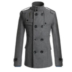 Chaqueta militar cruzada elegante