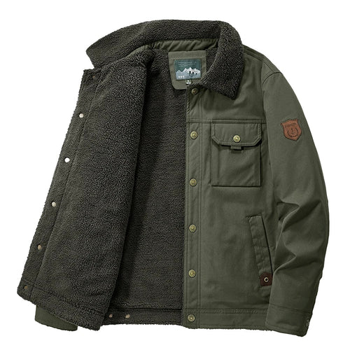 Chaqueta con borreguito y bolsillos cómoda