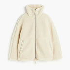 Silvia | Chaqueta Teddy Oversize de Cuello Alto