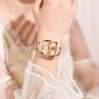 Celeste Reloj Elegante de Acero Inoxidable